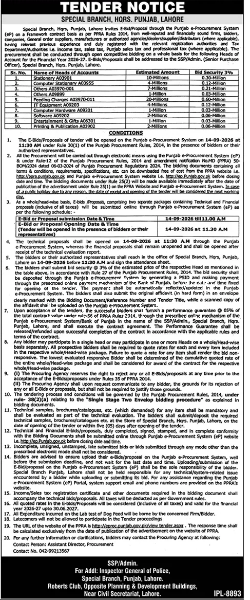 Tender Document