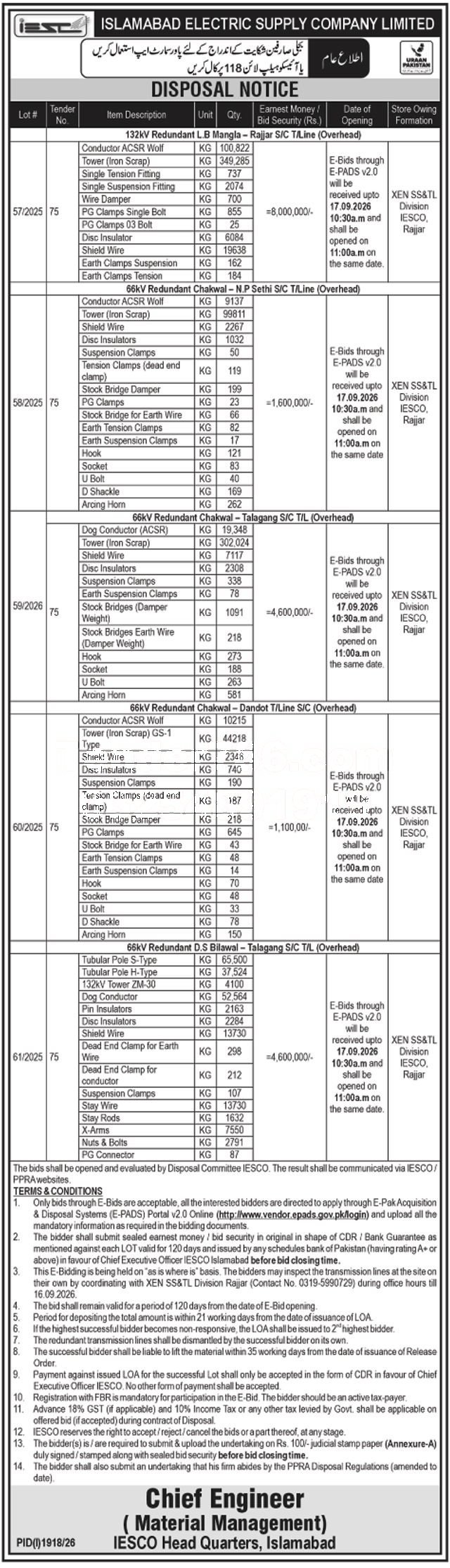 Tender Document
