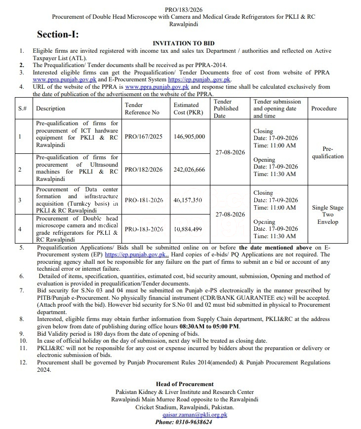 Tender Document