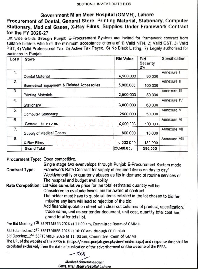 Tender Document