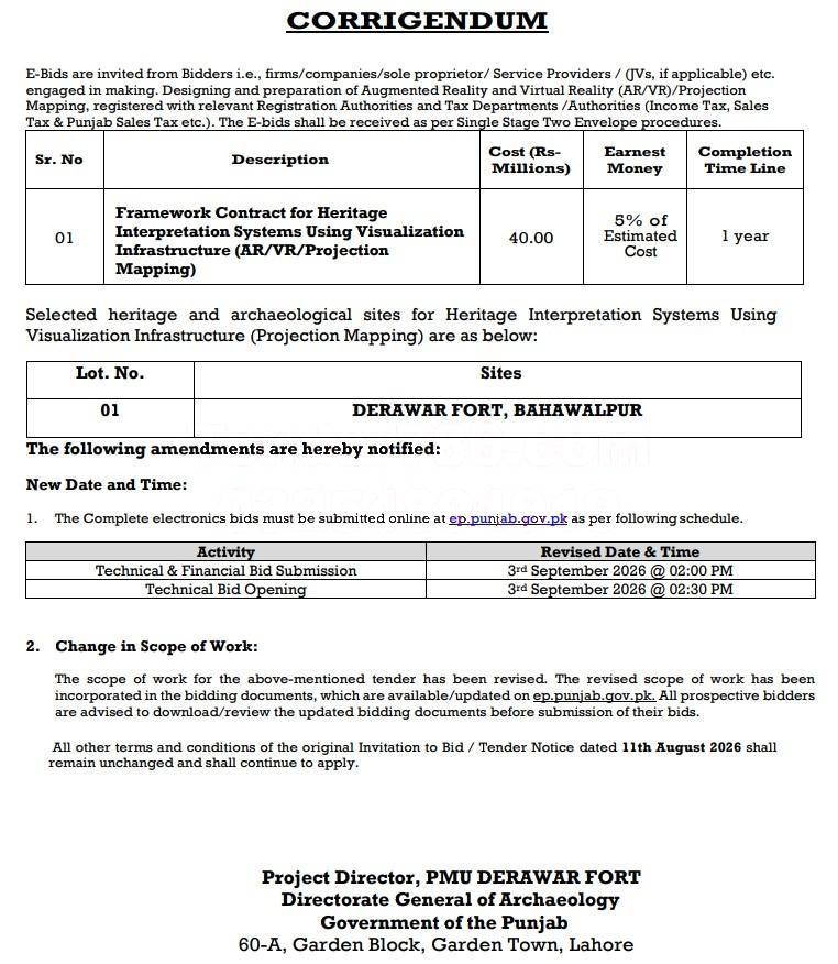 Tender Document