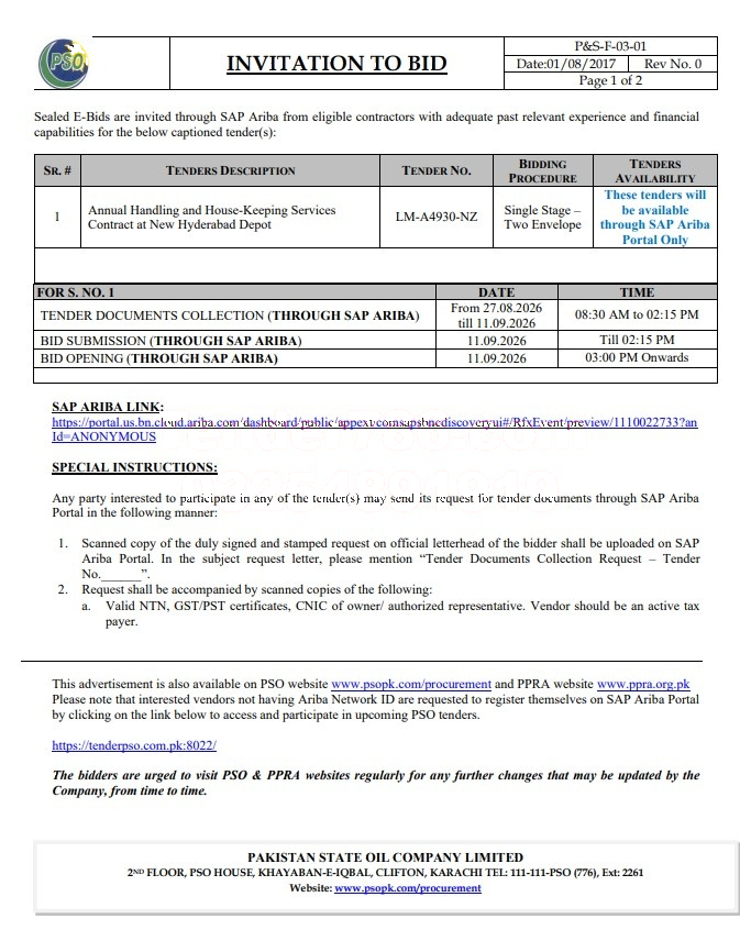 Tender Document