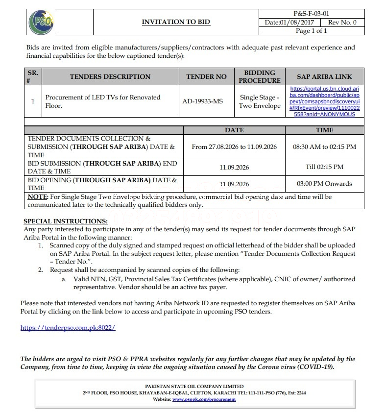 Tender Document