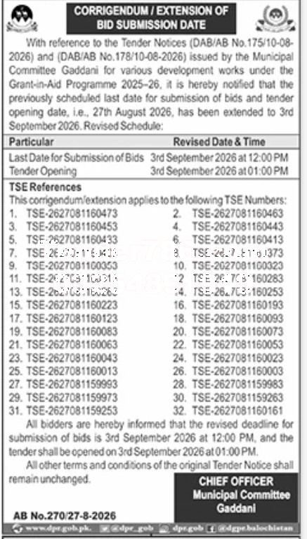 Tender Document