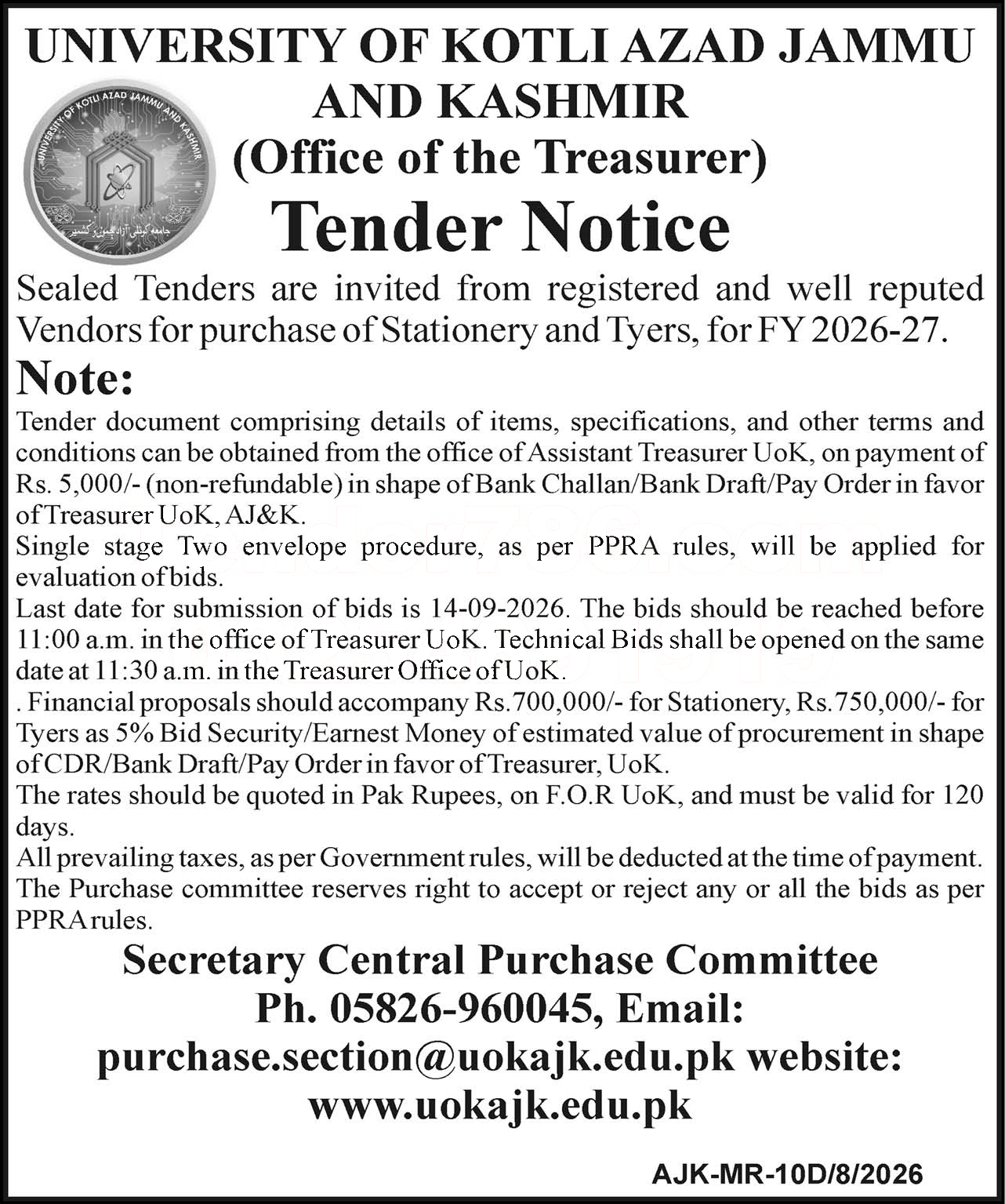Tender Document