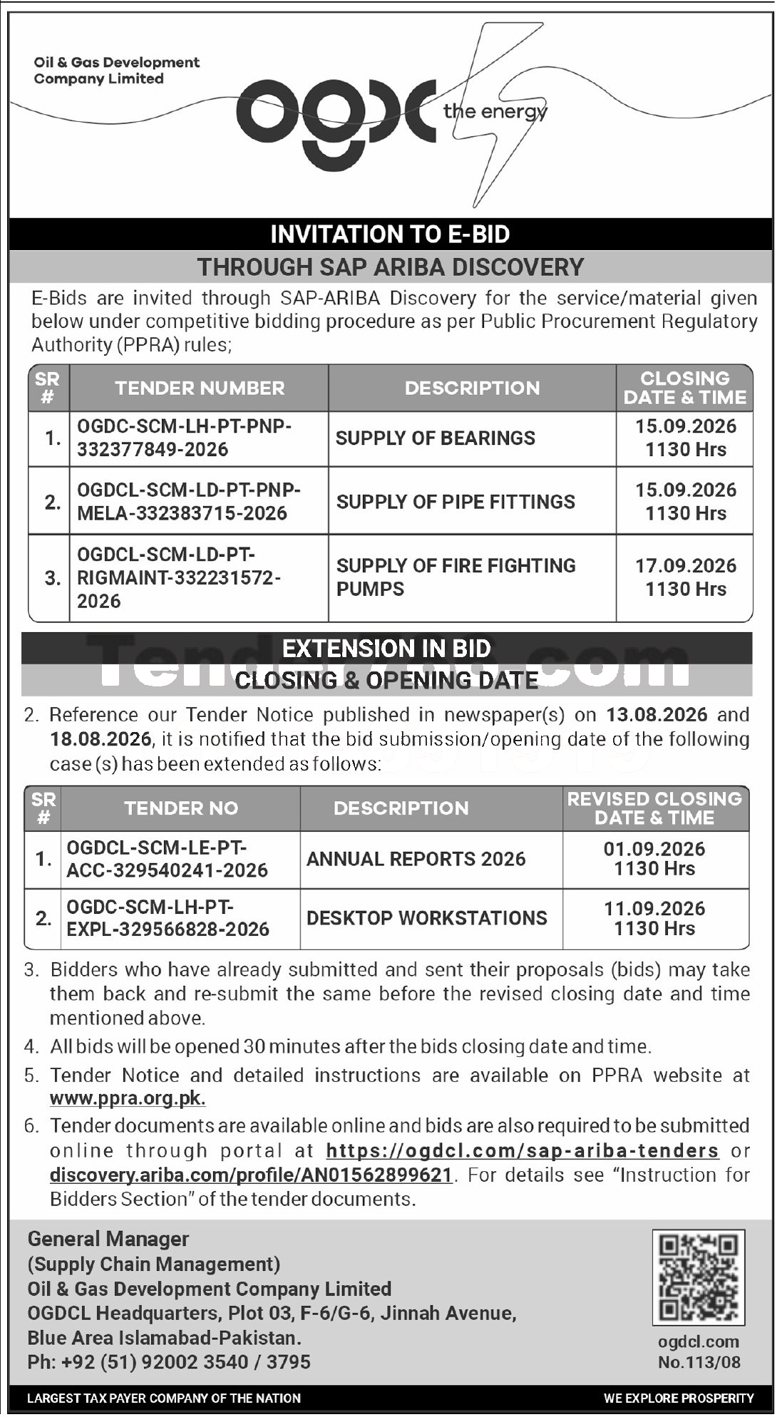 Tender Document