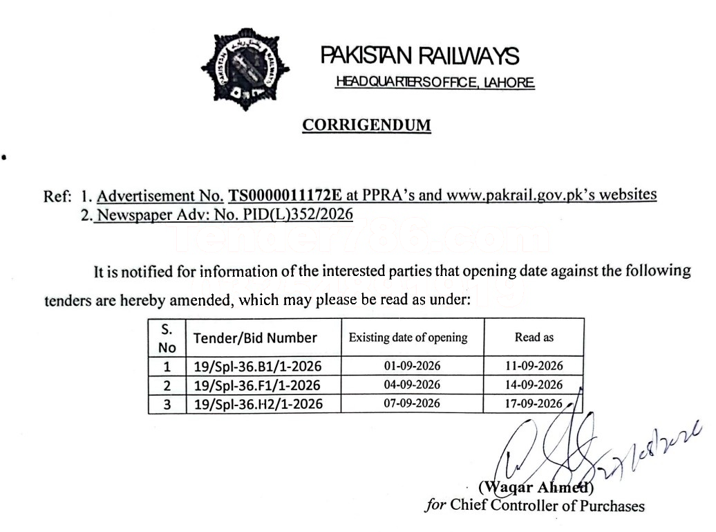 Tender Document