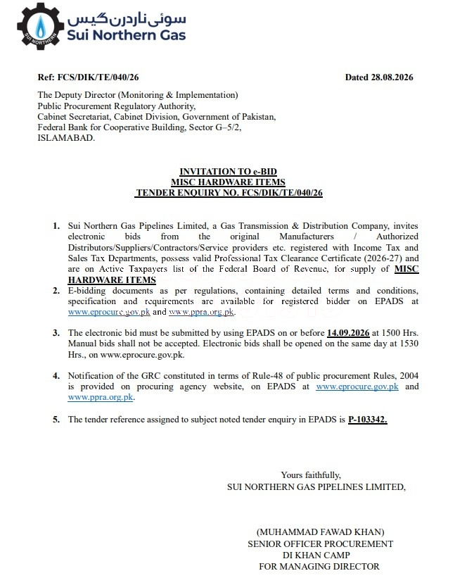 Tender Document