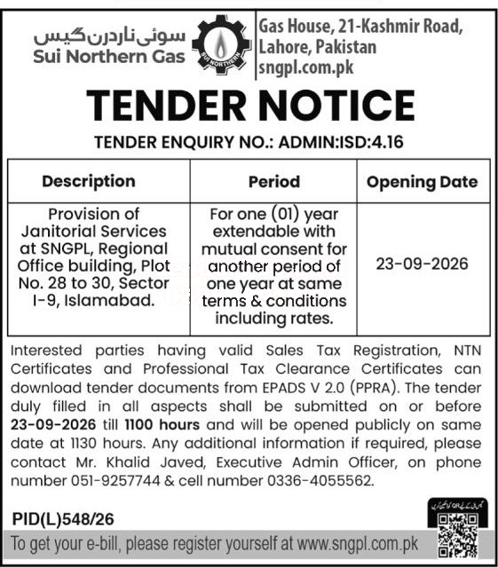 Tender Document