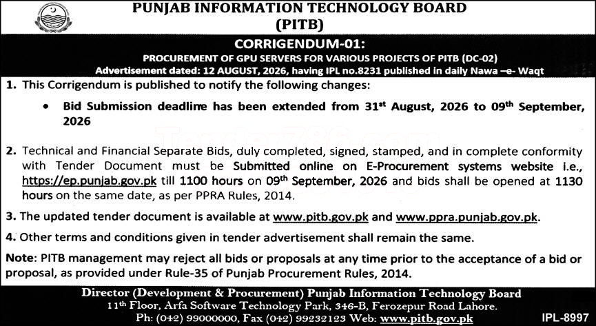 Tender Document