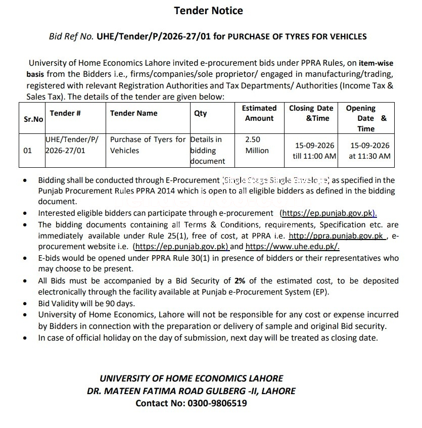 Tender Document