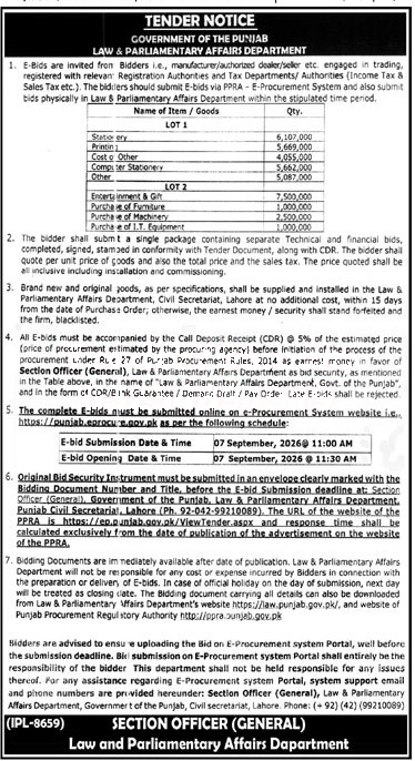 Tender Document