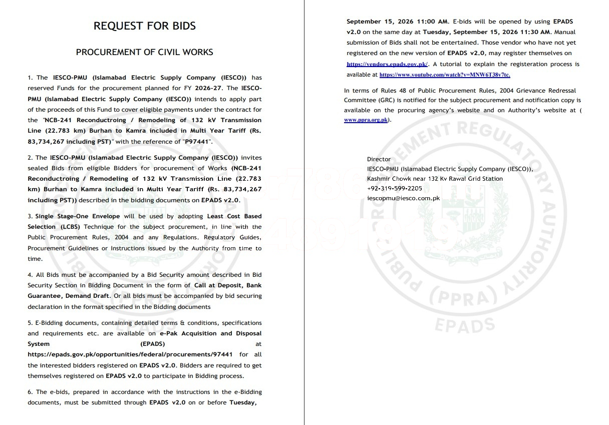 Tender Document