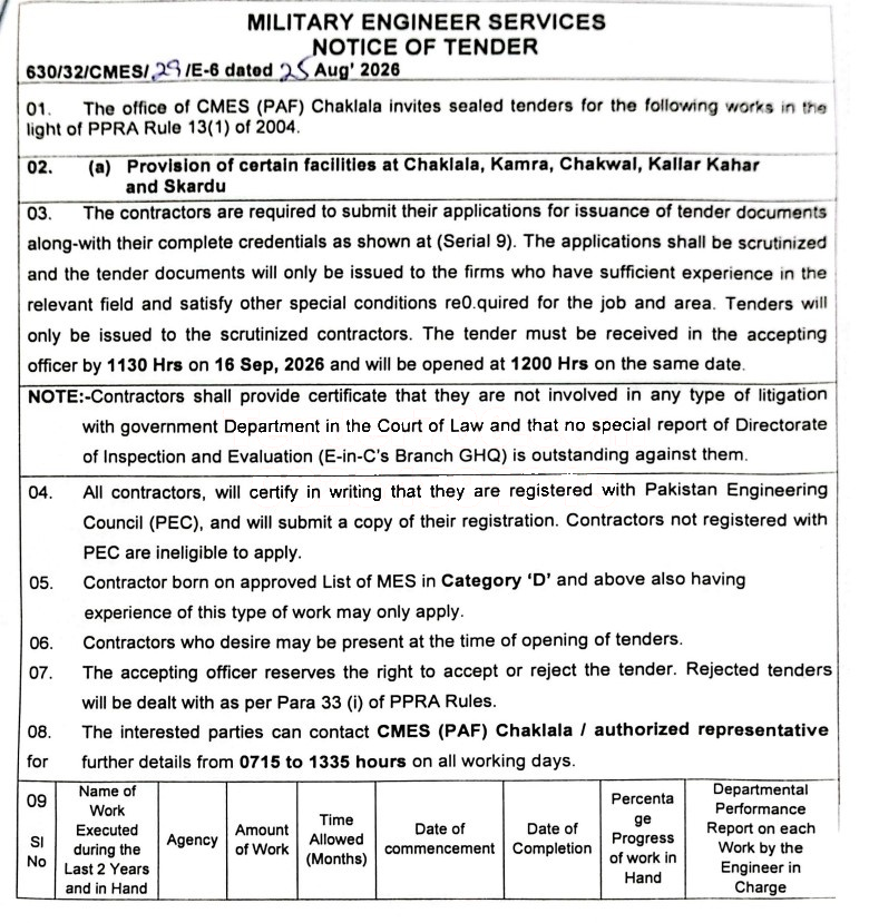 Tender Document