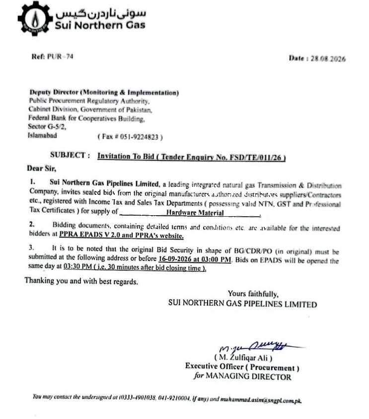 Tender Document