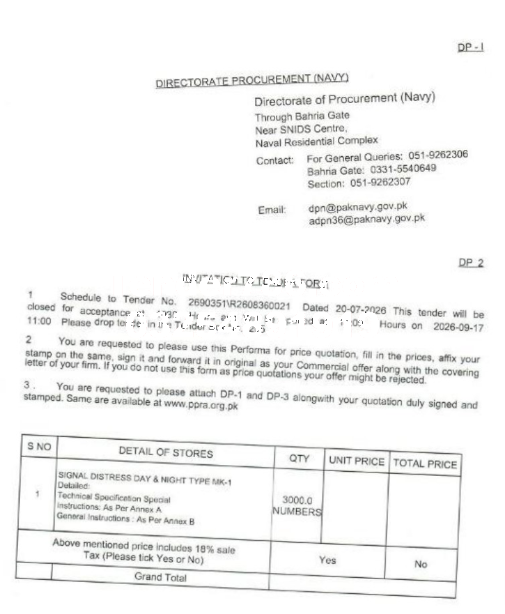 Tender Document