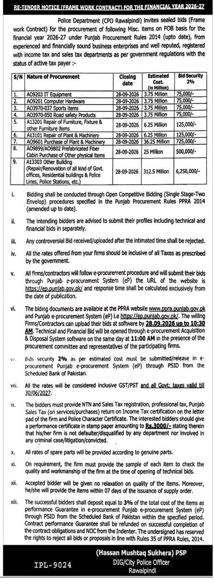 Tender Document