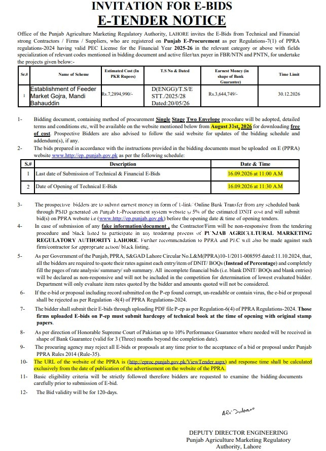 Tender Document