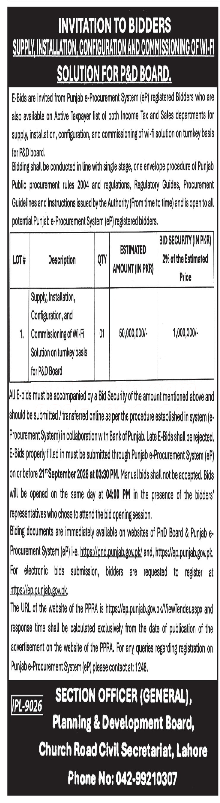 Tender Document