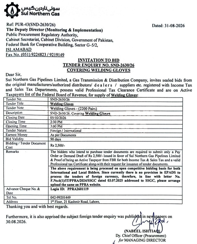 Tender Document