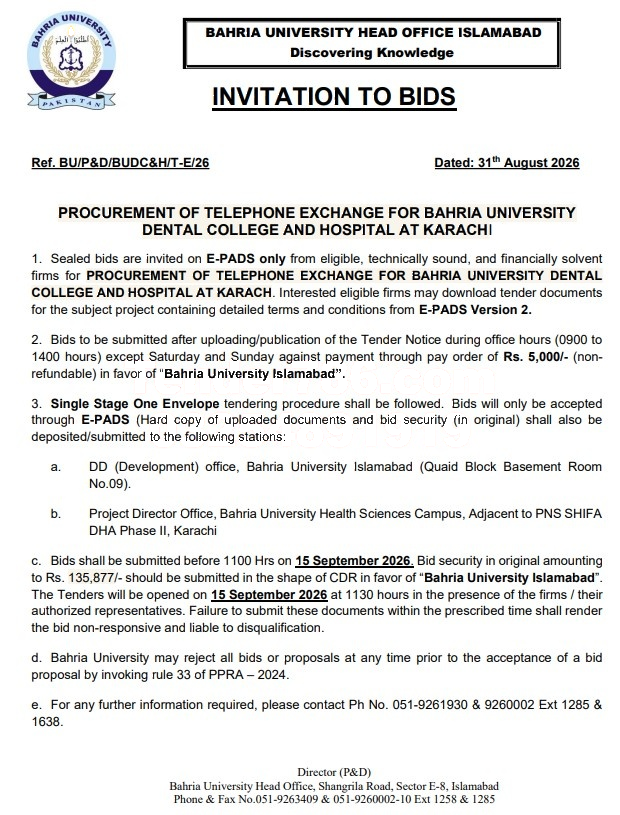 Tender Document