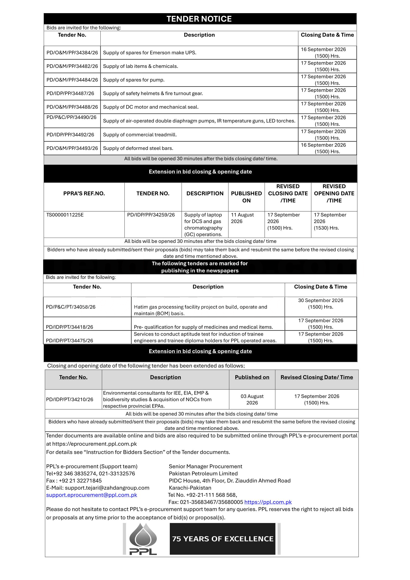 Tender Document