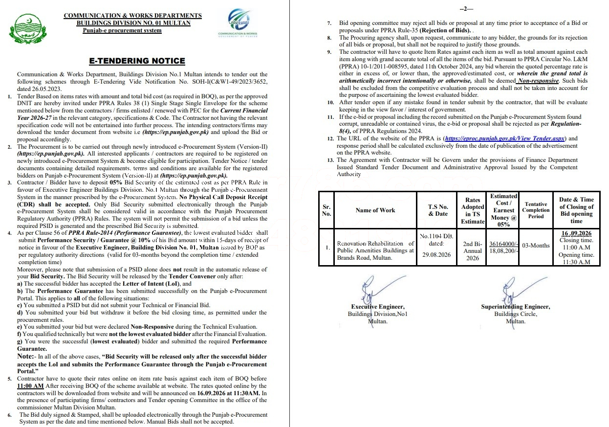 Tender Document