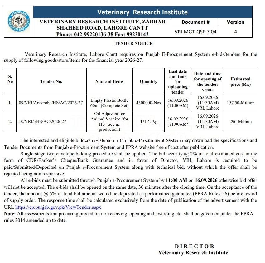 Tender Document