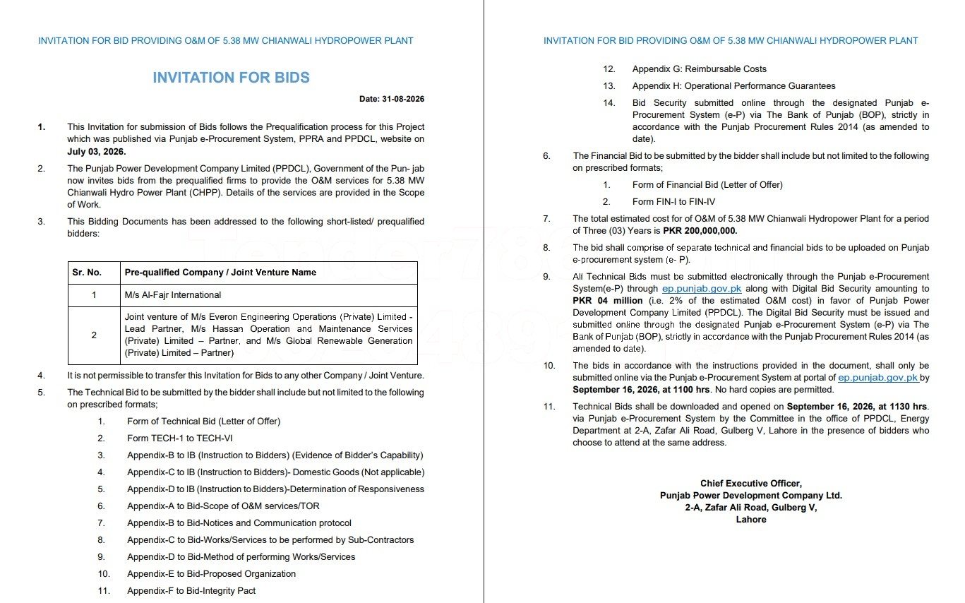 Tender Document