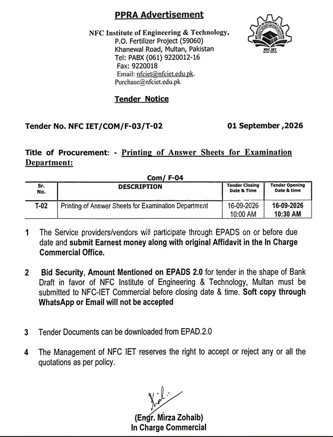 Tender Document