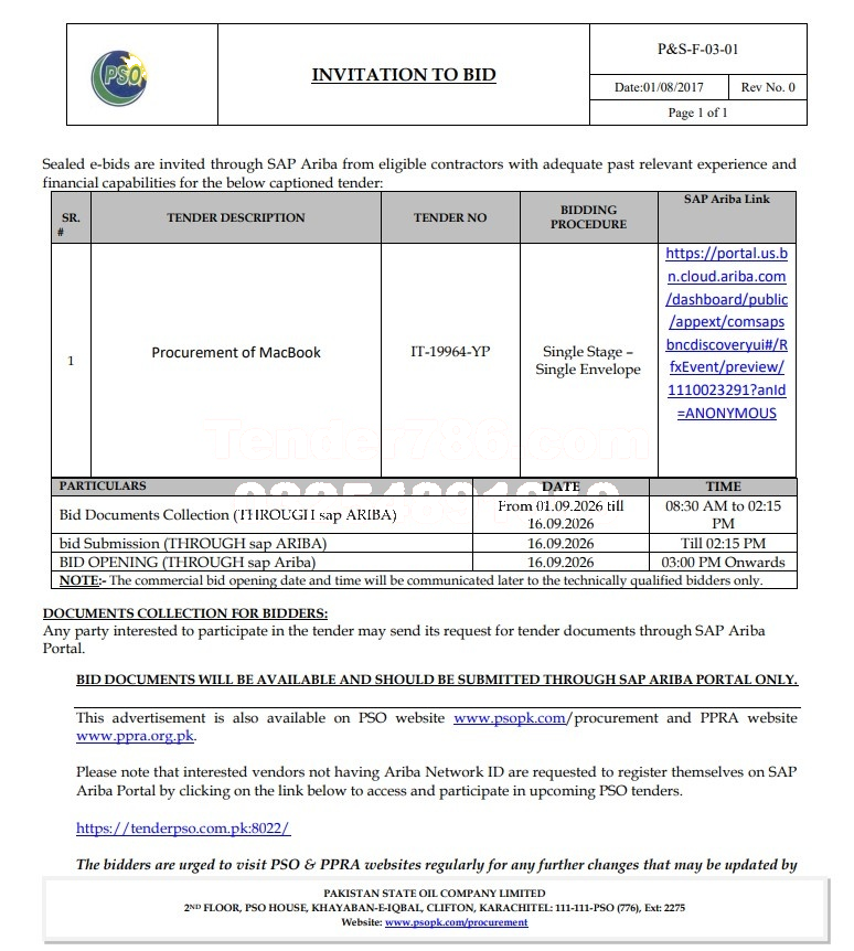 Tender Document