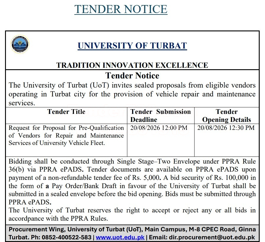 Tender Document