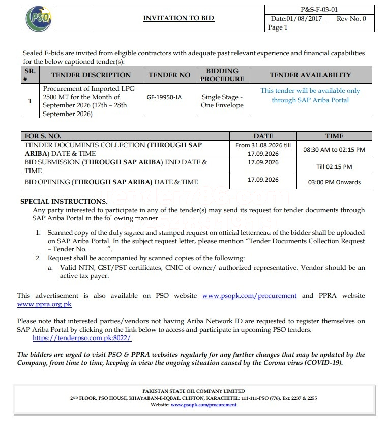 Tender Document