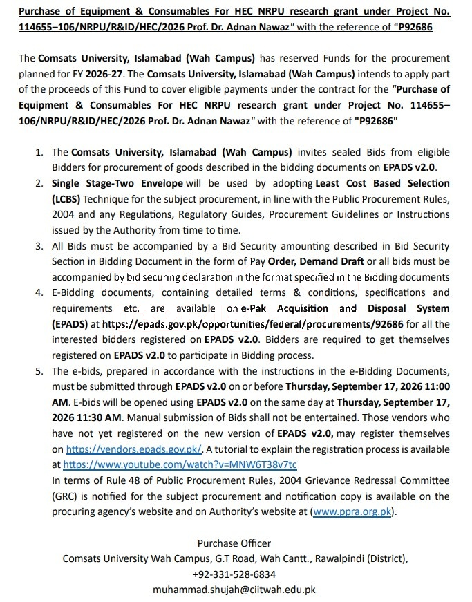 Tender Document
