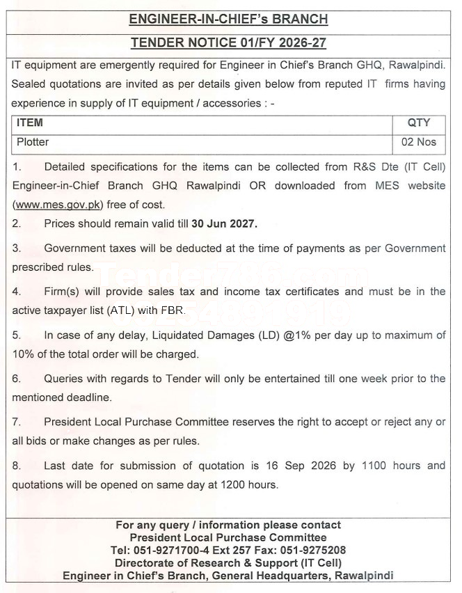 Tender Document