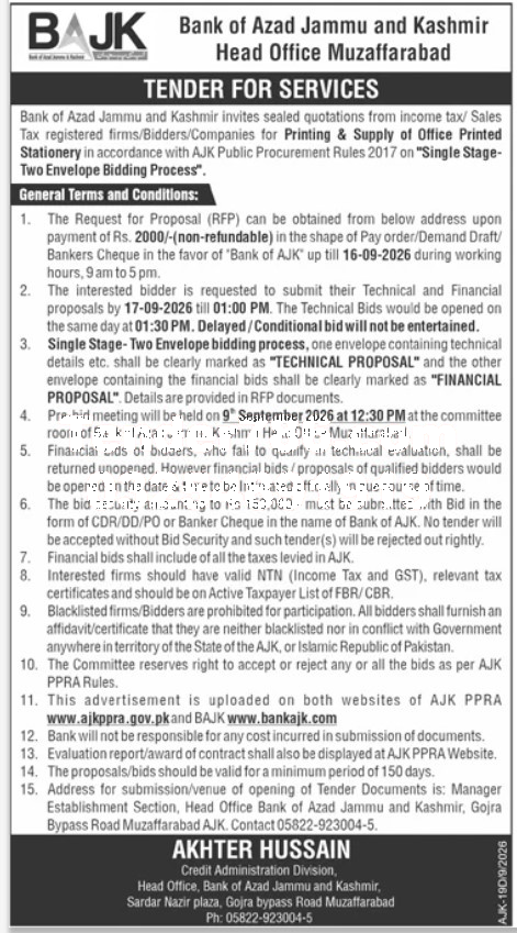 Tender Document