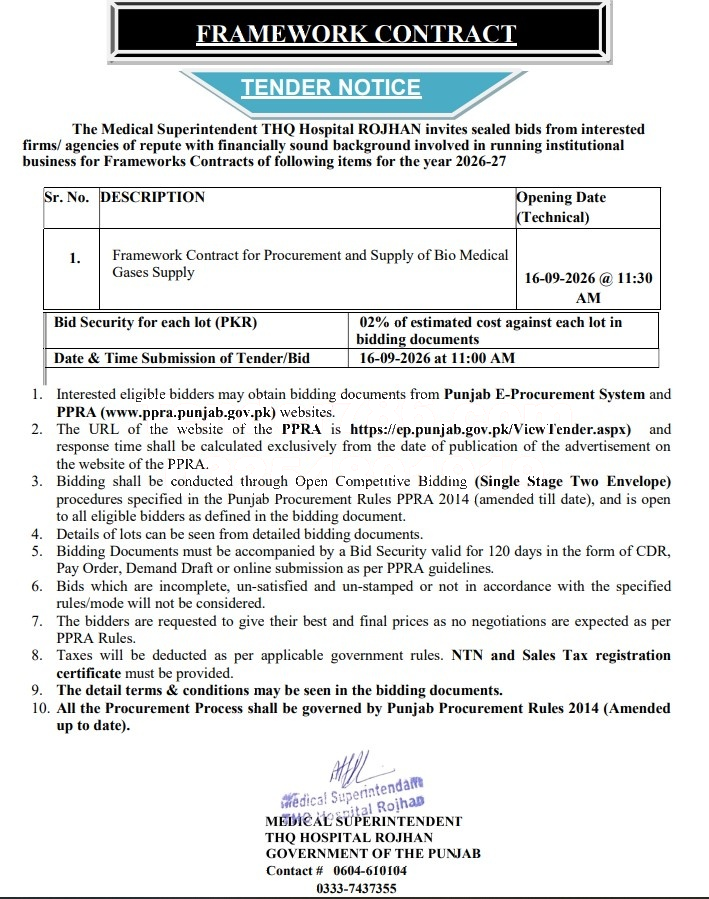 Tender Document