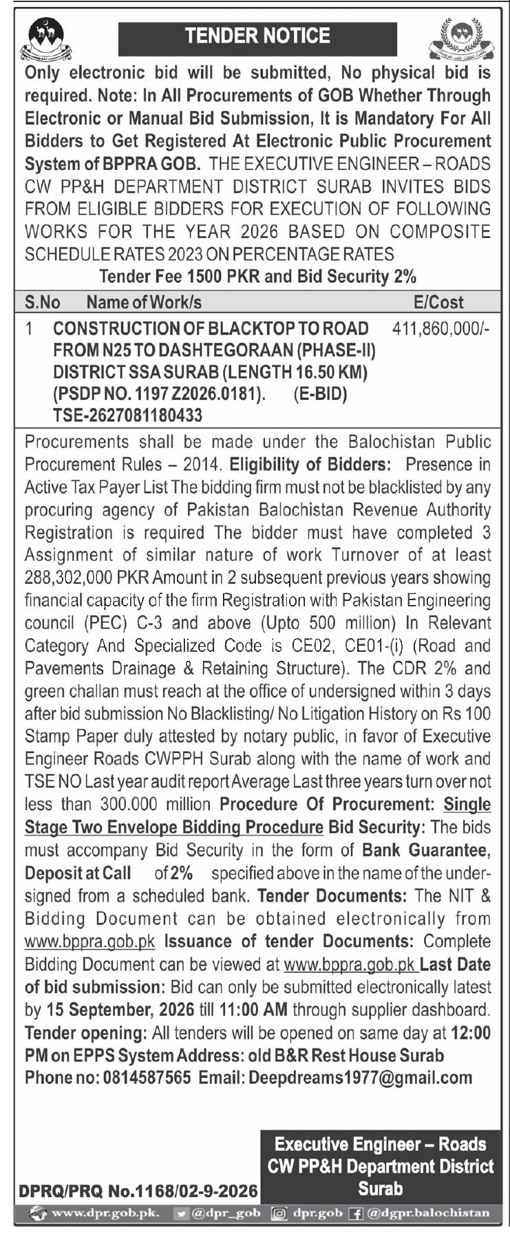Tender Document