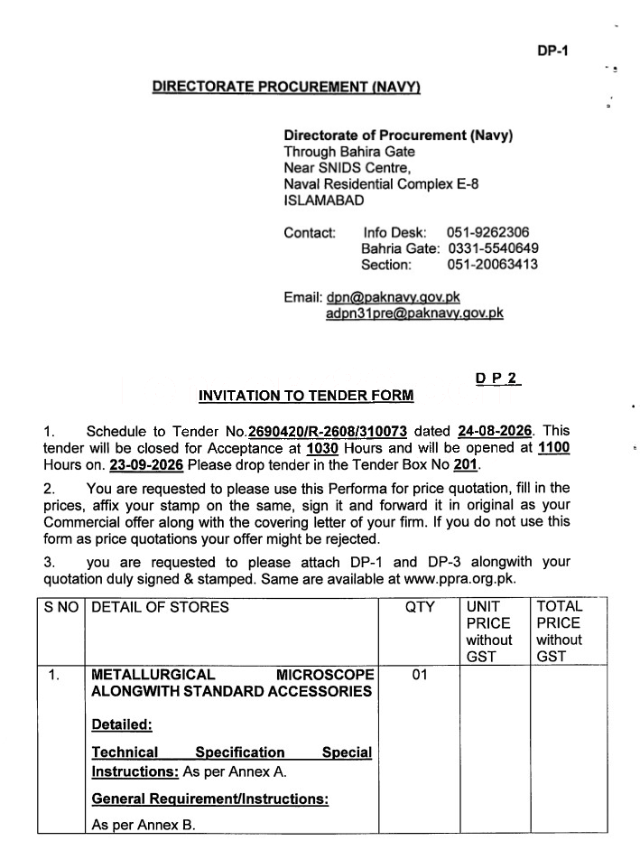 Tender Document