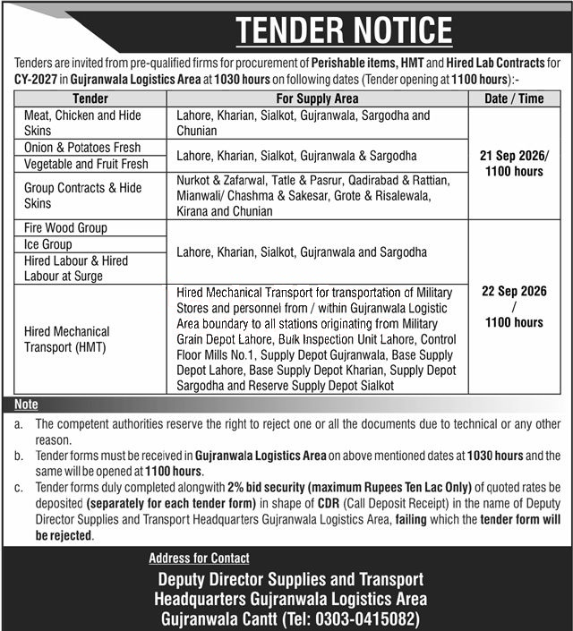 Tender Document