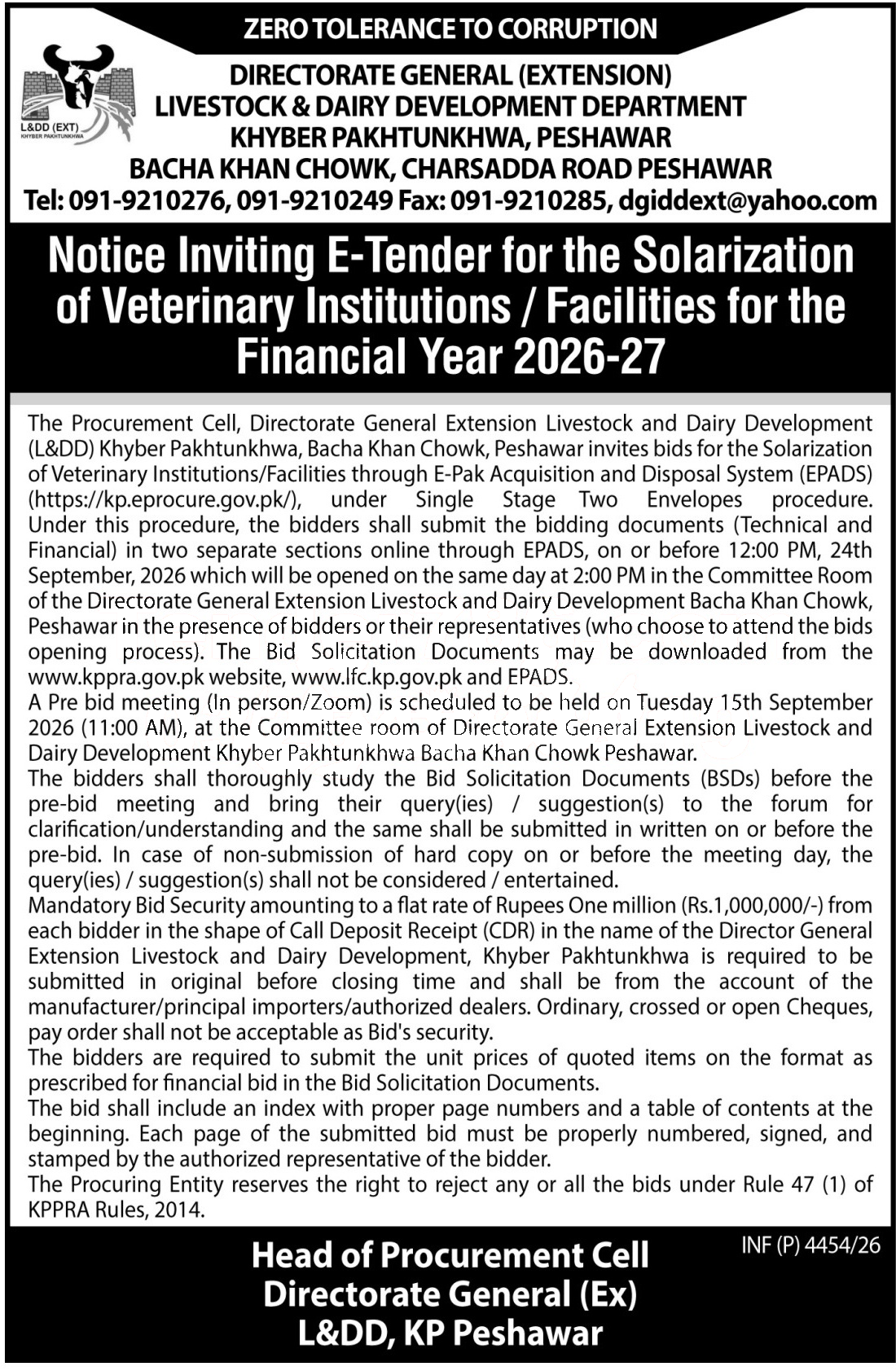 Tender Document