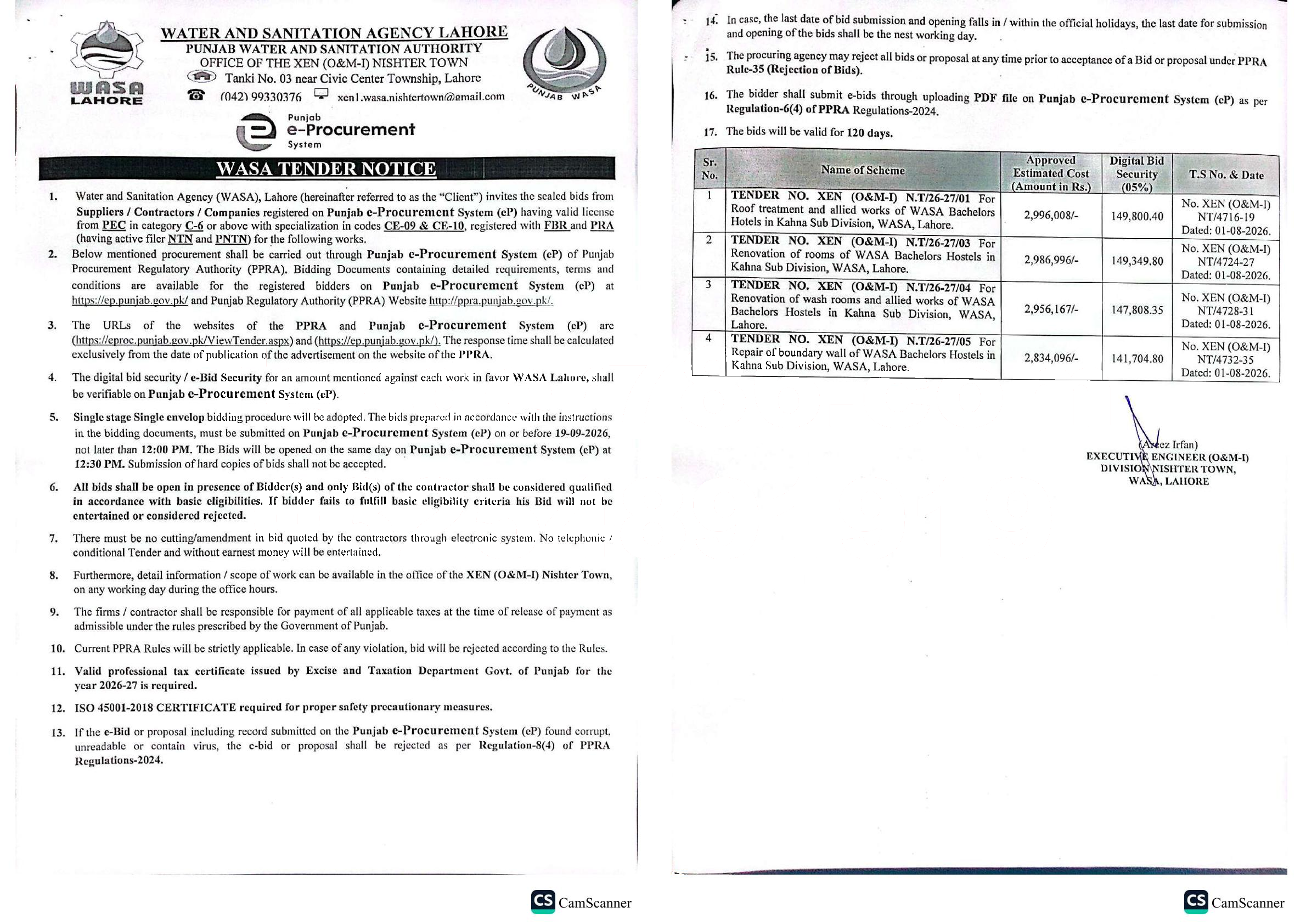 Tender Document