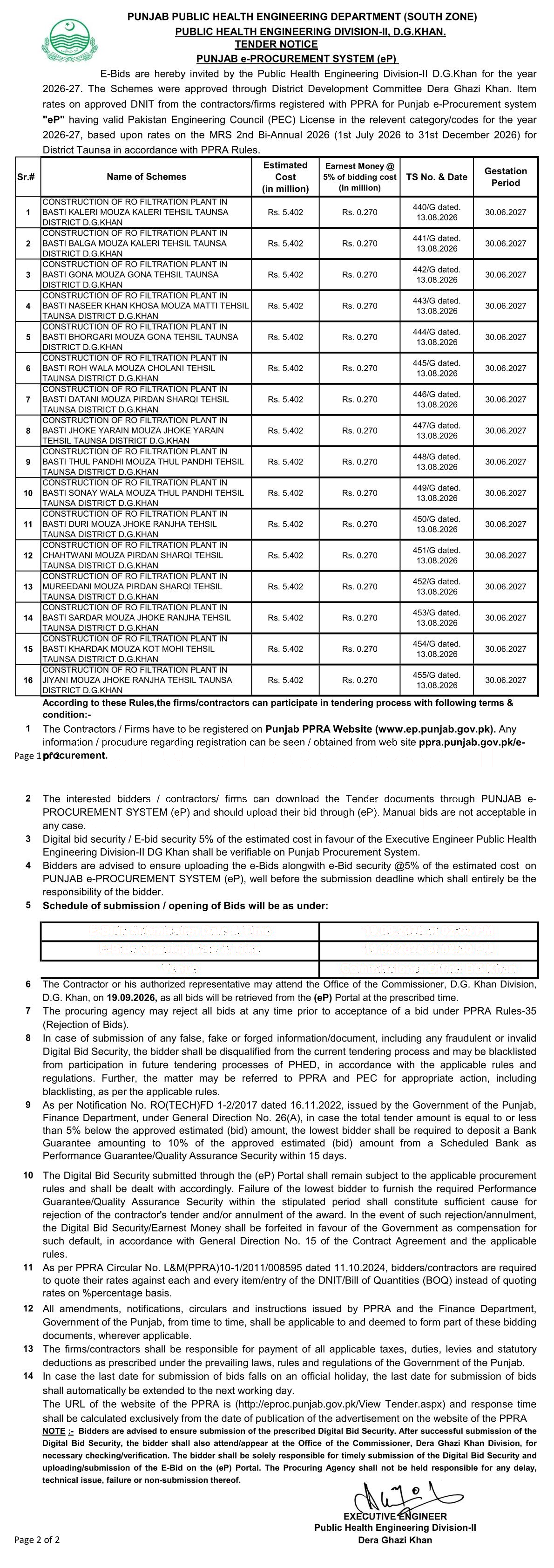 Tender Document