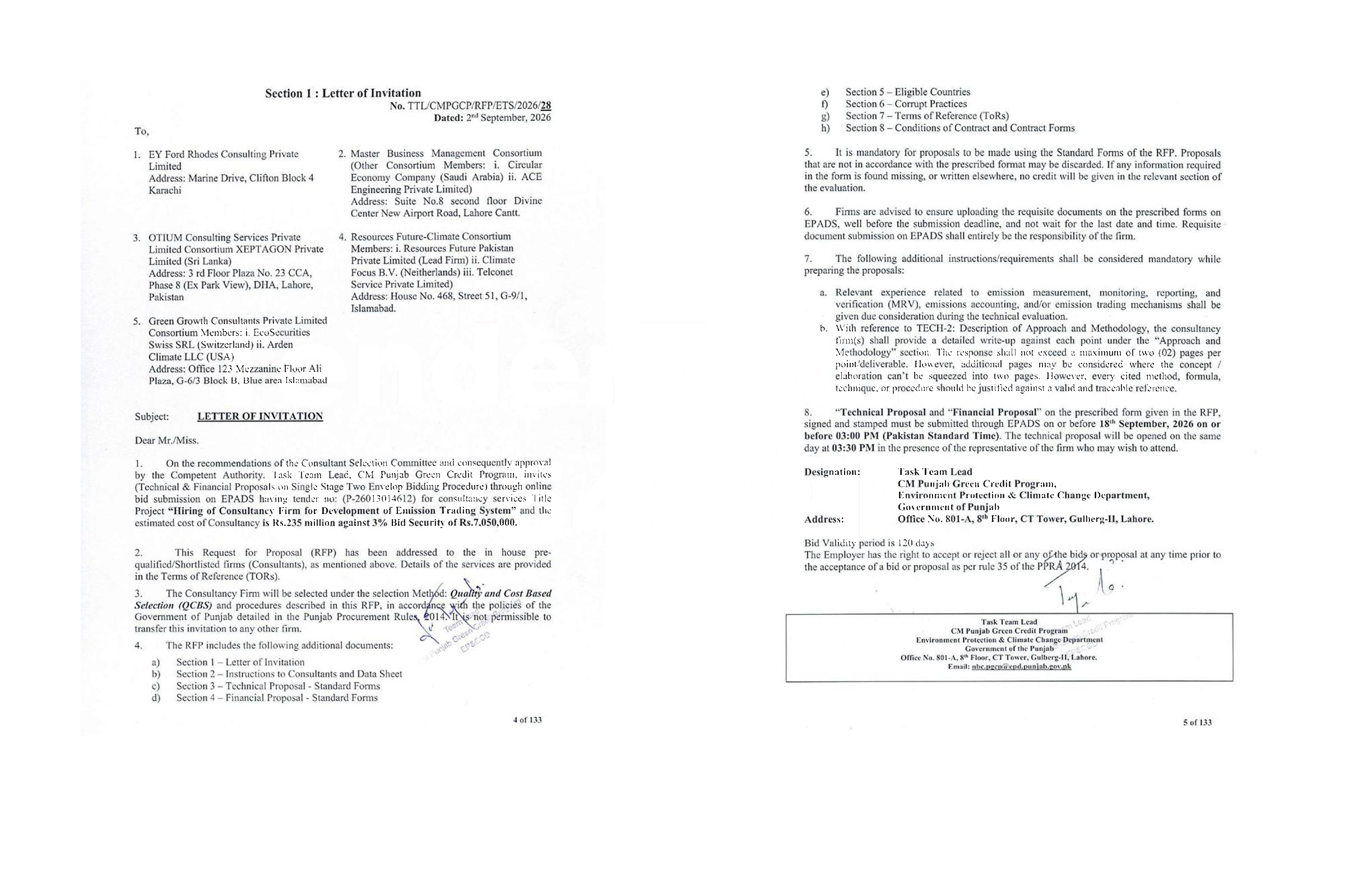 Tender Document