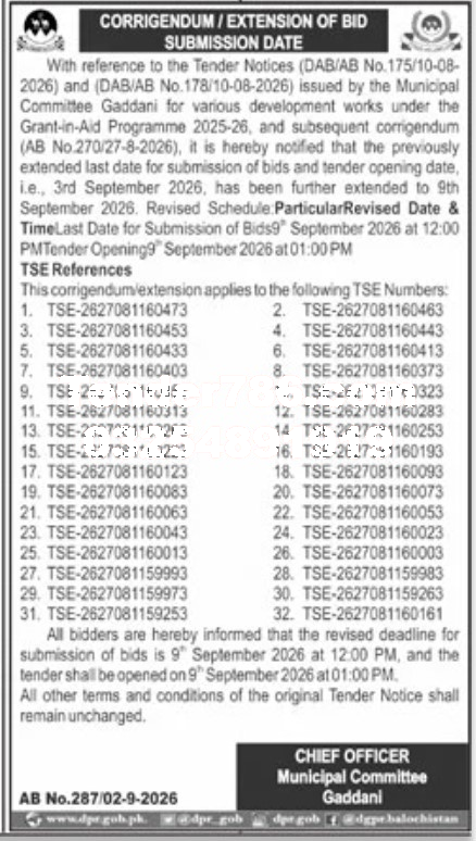 Tender Document