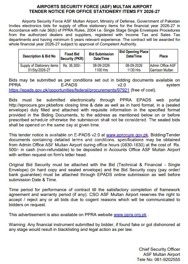 Tender Document