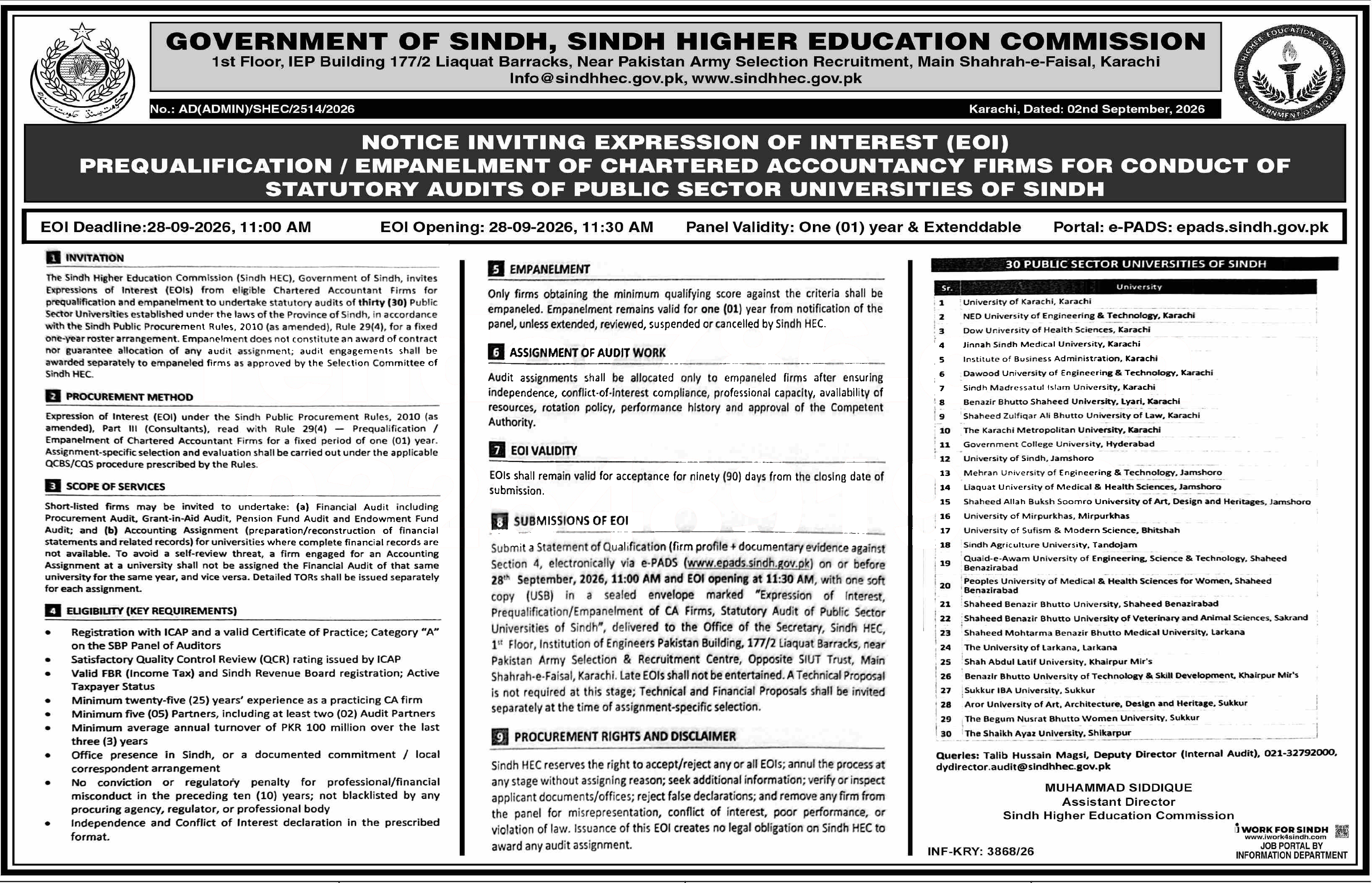 Tender Document