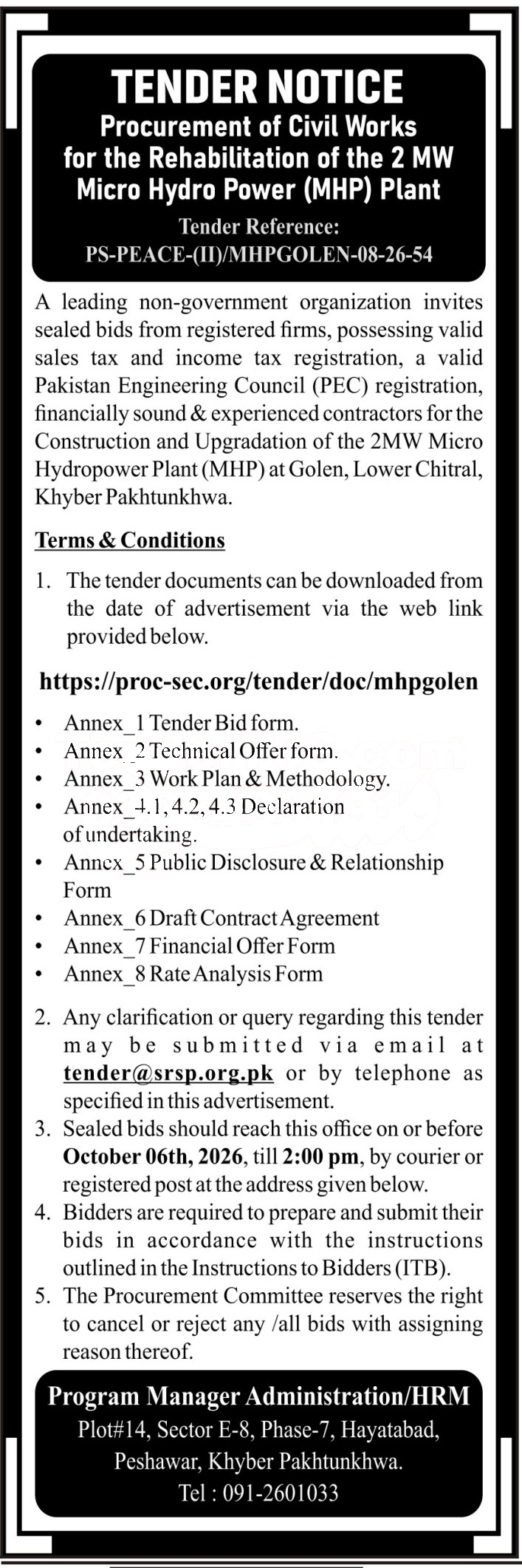 Tender Document