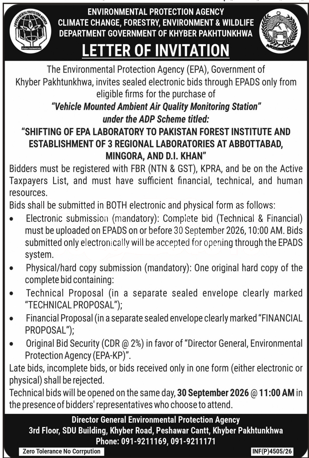 Tender Document