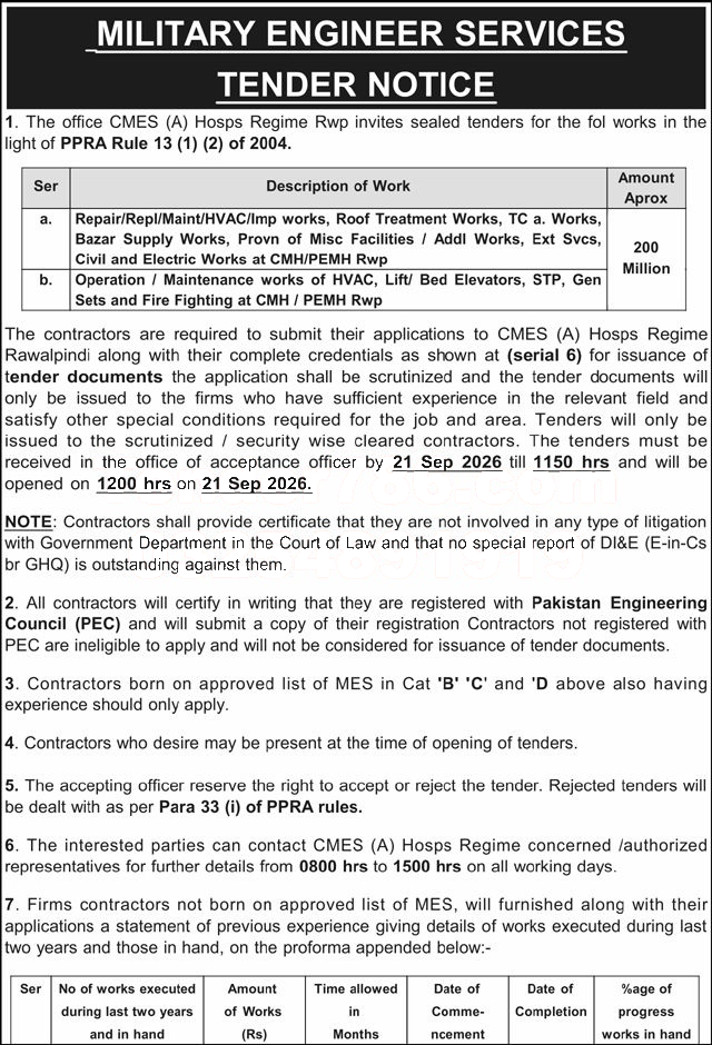 Tender Document